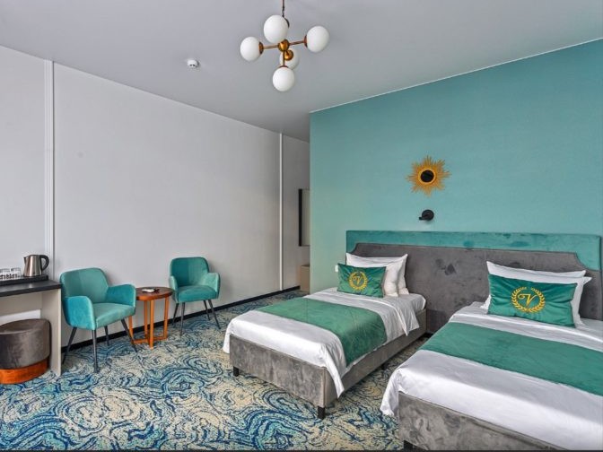 Улучшенный с односпальными кроватями, вид на море(Корпус De La Vita Lux Resort)